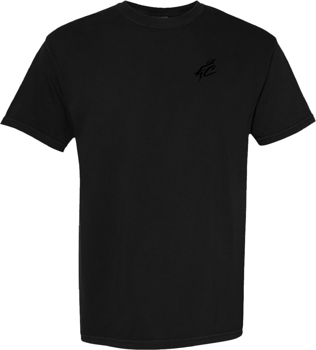 Tシャツ・カットソー EiDER POP Potential Cushion Men's Basic Round T-ShirtBlack D Men's Marble-effect T-shirt with glossy band | Black | Diesel