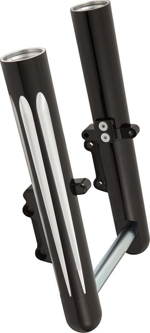 Fork Legs - Black - Deep Cut - Dual Disc