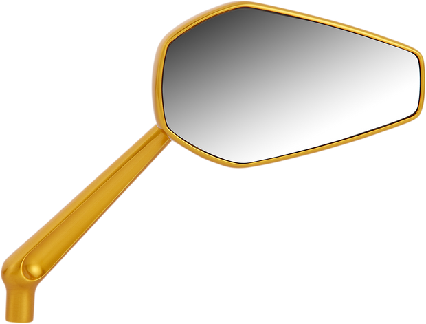 Mirror - Mini/Stocker - Side View - Hexagon - Gold - Right