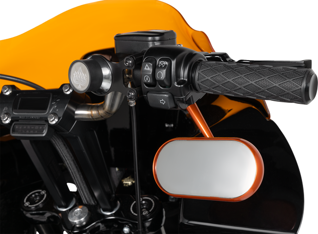 Mirror - Side View - Oval - Orange - Right
