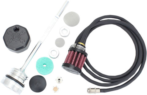 Vented Dipstick - Black - M8 Touring/Trike