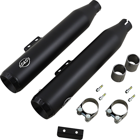 Grand National Slip-On Mufflers - Black