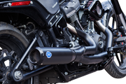2-into-1 Qualifier Exhaust System - Race Only - Guardian Black