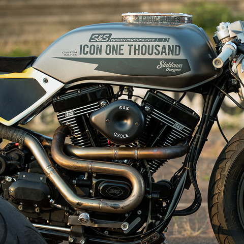 T124 Long Block Engine - Black - Touring
