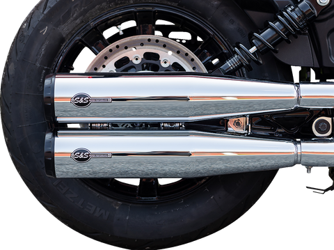 Grand National Slip-On Mufflers - Chrome - 50-State