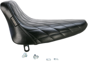 Bare Bones Solo Seat - Diamond Stitch - Black - Softail '84-'99