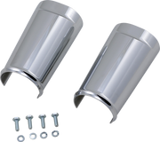 Fat Tire Fork Boot Cover - Chrome - Smooth