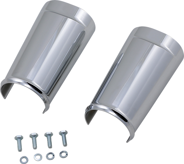 Fat Tire Fork Boot Cover - Chrome - Smooth
