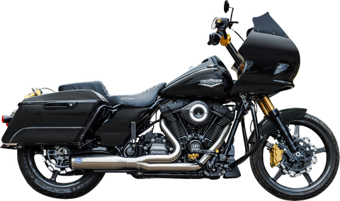 2-into-1 Qualifier Exhaust System - Race Only - Brushed Stainless