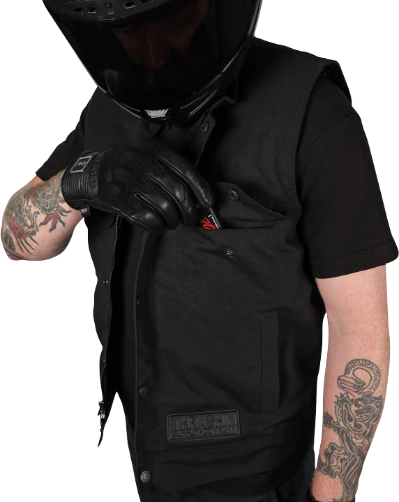 Nightrider v2 Riding Vest - Black - 2XL