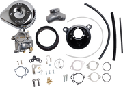 Super G Carburetor with Stealth Air Cleaner Kit - Chrome - Twin Cam