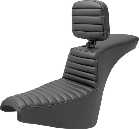 Tour Step-Up Seat - Rider Backrest - Tuck-n-Roll - FXBB/FXST &