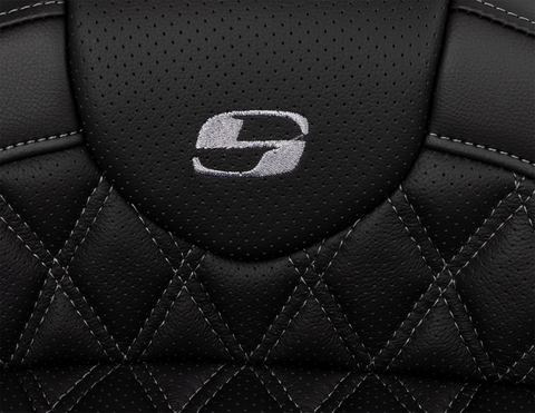 Roadsofa™ Seat - with Backrest - Dark Gray Stitch - FL &
