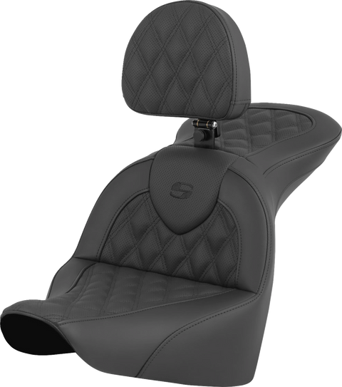 RoadSofa™ Seat - Lattice Stitch - with Driver Backrest - FLFB/FXBR &