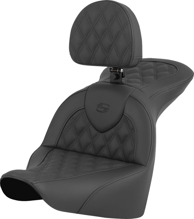 RoadSofa™ Seat - Lattice Stitch - with Driver Backrest - FLFB/FXBR &