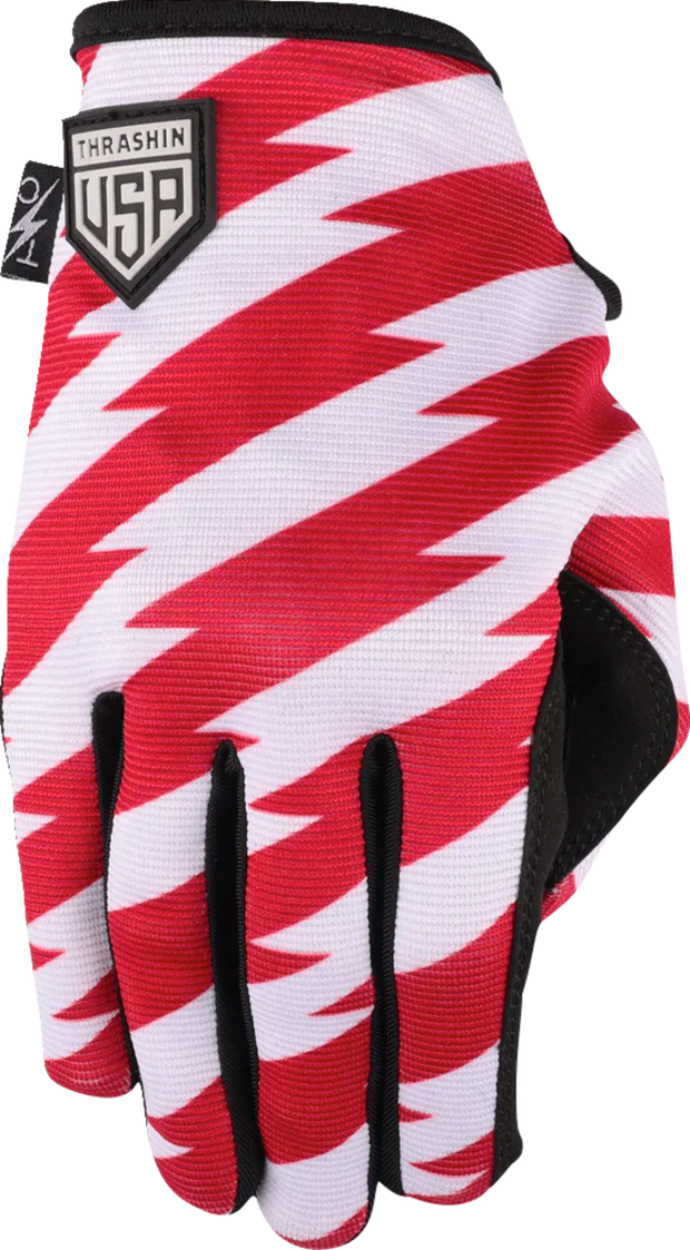 Stars & Bolts Stealth Gloves - Red/Blue - Large