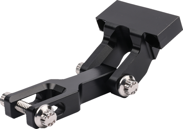 OG riser gauge relocation mounting bracket - Black
