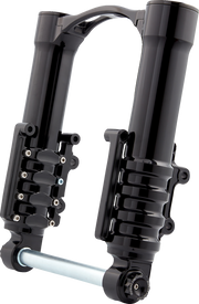 Fork Legs - 49 mm - Black Anodized - For Factory Brake Caliper
