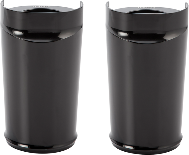 Fork Boot Cover - Black Anodized - Smooth