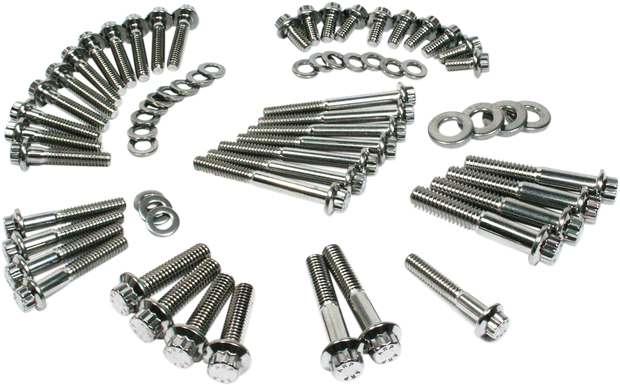 Fastener Kit - External Primary/Transmission - 12-Point - FL