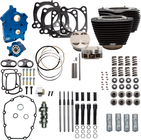 Power Pack - 4.375" Stroke - Oil Cooled - Black Granite w/Highlights - M8