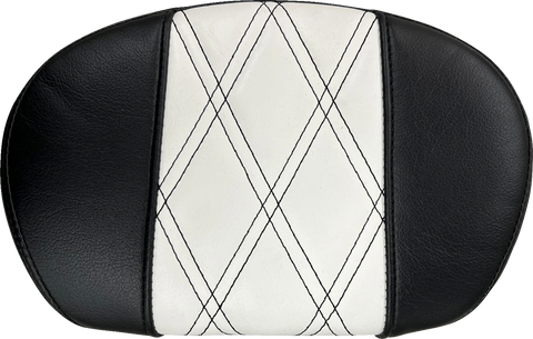 Sissy Bar Pad - Medium - GT1/HR1 Inlay - Black/White