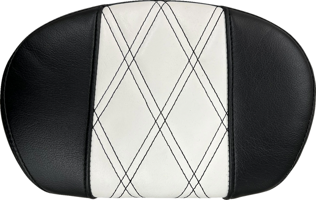 Sissy Bar Pad - Medium - GT1/HR1 Inlay - Black/White