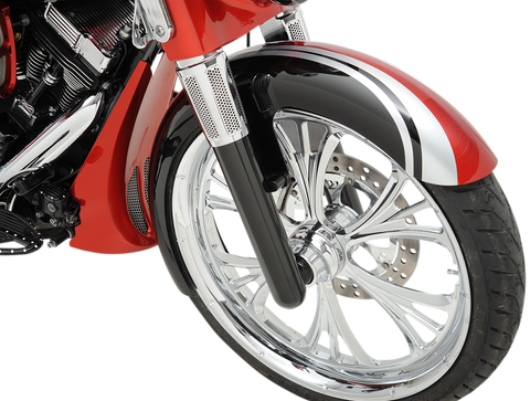 Fork Legs - Black Anodized - Hot Legs - Custom Single Disc - Smooth