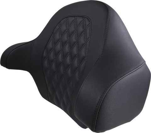Tour-Pak® Backrest Pad - RoadSofa - Lattice Stitched Seat - Black - FL &