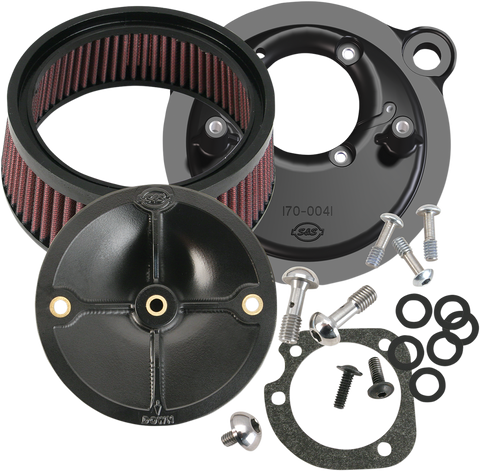 Super Stock™ Stealth Air Cleaner Kit - Black