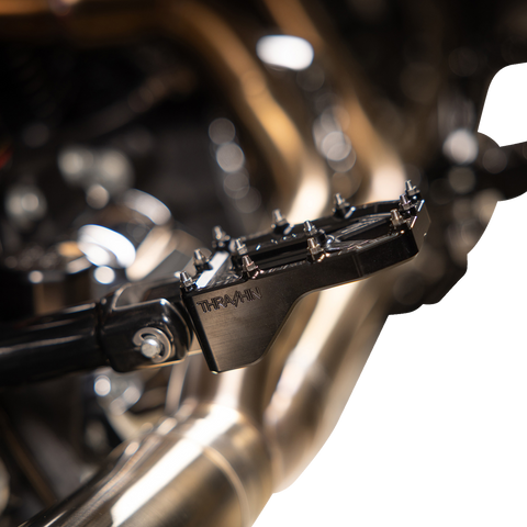 Aggressor Footpegs - Rear - Black