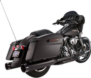 4-1/2" MK45 Performance Mufflers - Black with Black Tracer