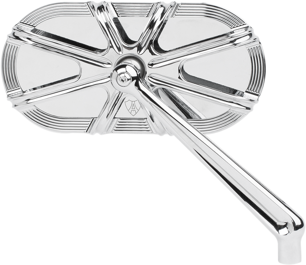 Mirror - Side View - Caged Series/10 Gauge - Chrome - Right