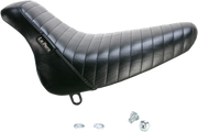 Bare Bones Solo Seat - Pleated - Black - Softail '00-'07