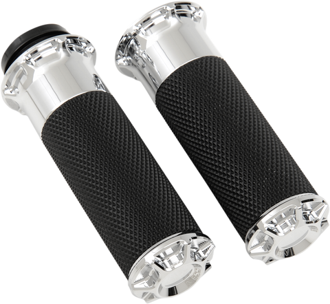 Beveled Grips - TBW - Chrome
