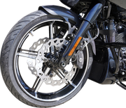 Wheel with Hub/Adapter - Factory 24 - Front - Black/Contrast Cut - 21x3.5