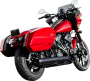 Grand National Slip-On Muffler - 50 State - 4" Black - M8 Softail
