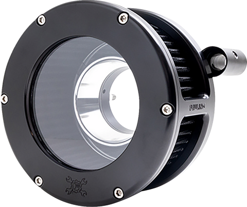 BA Air Cleaner Kit - Black/Clear with Black Filter - &