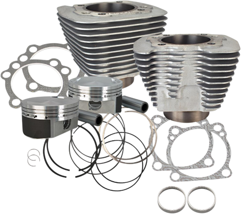 Cylinder Kit - 1200 cc Conversion - 10.3:1 Compression Ratio - Silver - XL