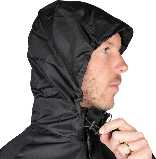 Mission WP Rain Jacket - Black/Gray - 3XL
