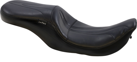Sorrento 2-Up Seat - Stitched - Black - FLHR &