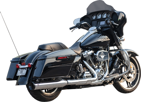 2-into-1 Swindler Exhaust Conversion Kit - 4-1/2" - Chrome - M8 Touring