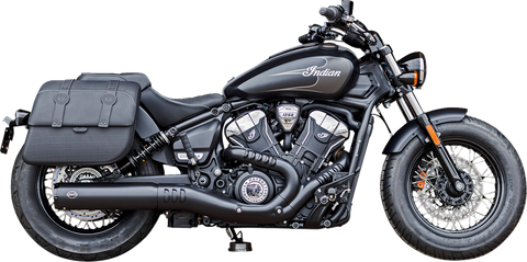 Grand National Slip-On Mufflers - Black - 50-State