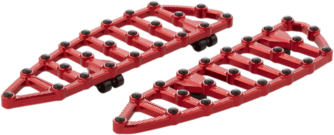 MX Driver Floorboards - Red