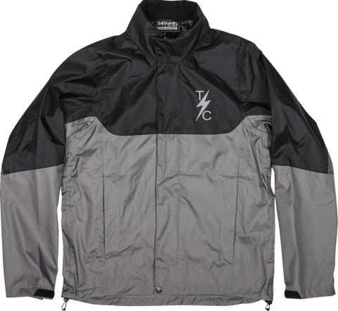 Mission WP Rain Jacket - Black/Gray - Large