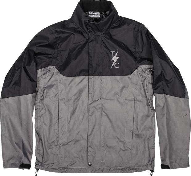 Mission WP Rain Jacket - Black/Gray - 2XL