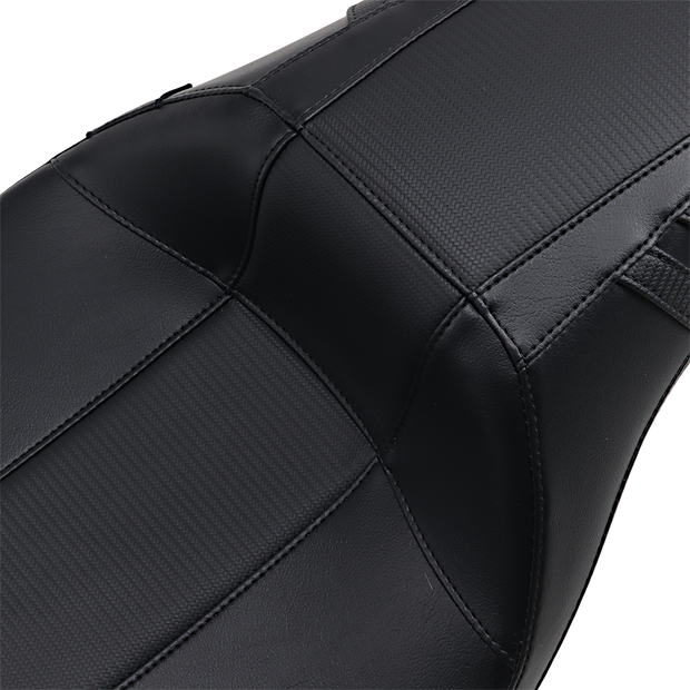 Outcast Daddy Long Legs Seat - Full-Length - w/o Backrest - Carbon Fiber Inlay - Black - FL &