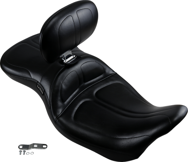 Maverick Seat - with Backrest - Stitched - Black - FL &
