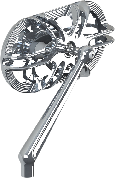 Mirror - Side View - Caged Series/Deep Cut - Chrome - Left