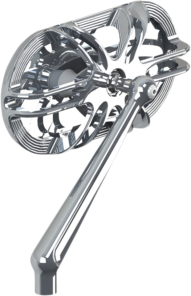 Mirror - Side View - Caged Series/Deep Cut - Chrome - Left